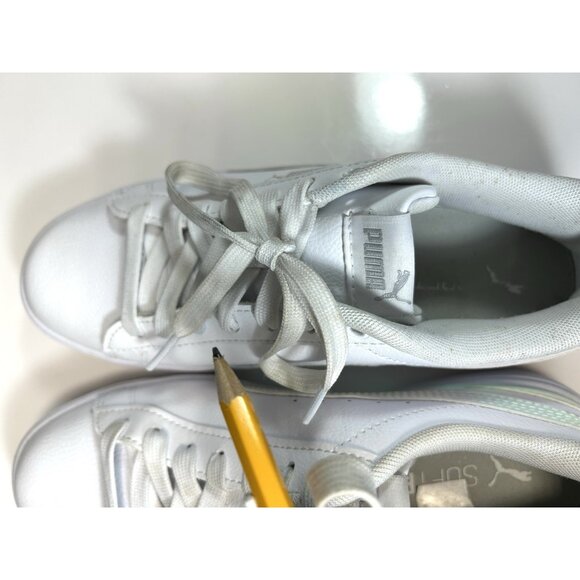 Puma Womens Vikky V3 386259-01 White Casual Shoes Sneakers Size 7.5 - Picture 11 of 16